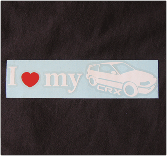 Honda crx sticker #5