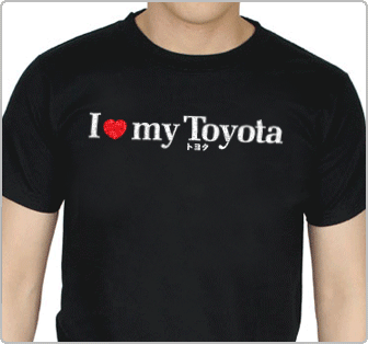 I Love My Toyota Black